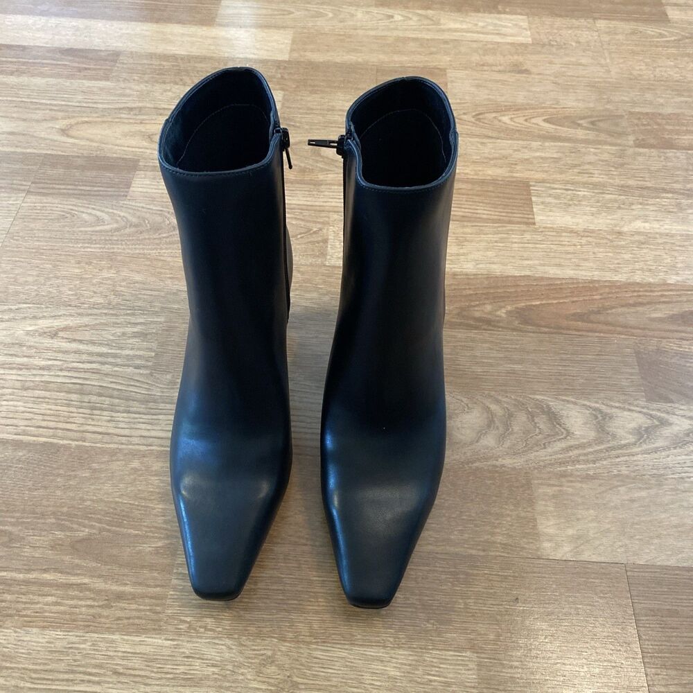 I.N.C. International Concepts Womens Sareya Mid-Heel Bootie Black Smooth 9.5M - Picture 8 of 16